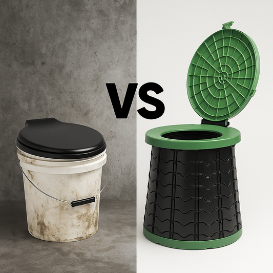 Still Using a Camping Toilet Bucket? Here’s Why You Deserve Better
